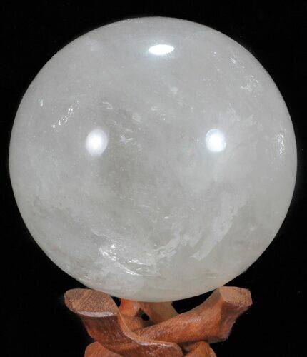 Polished Quartz Sphere - Madagascar #59484